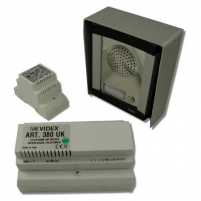 Videx 8000 series audio telephone interface kit